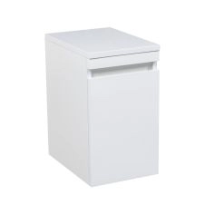 Side Vanity Cabinet NIAGARA Collection White High Gloss Color 12"