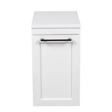 Side Vanity Cabinet Palm Beach Collection White Matt Gloss Color 12"