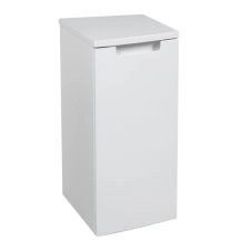 Side Vanity Cabinet Delux Collection White High Gloss Color 12" - Left